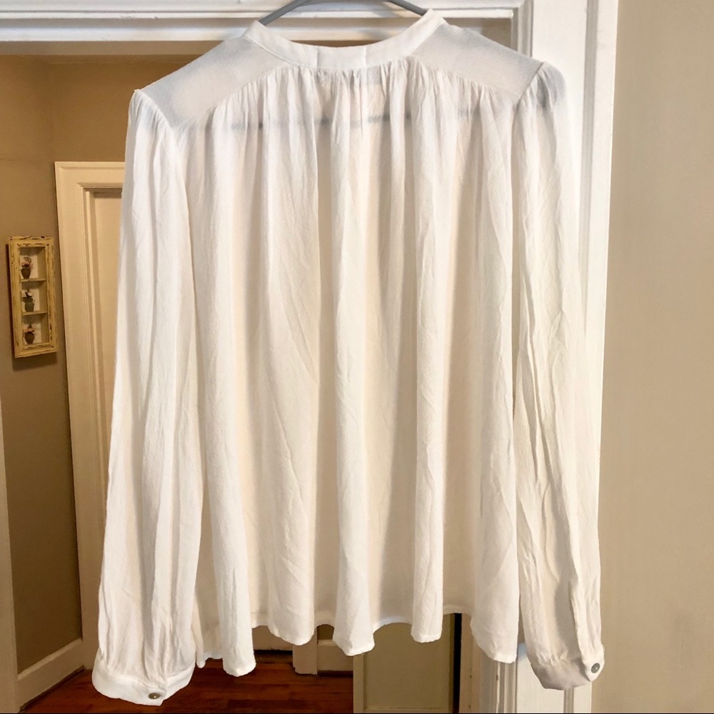 Altar’d State Embroidered Button Down Keyhole Top - Picture 3 of 7